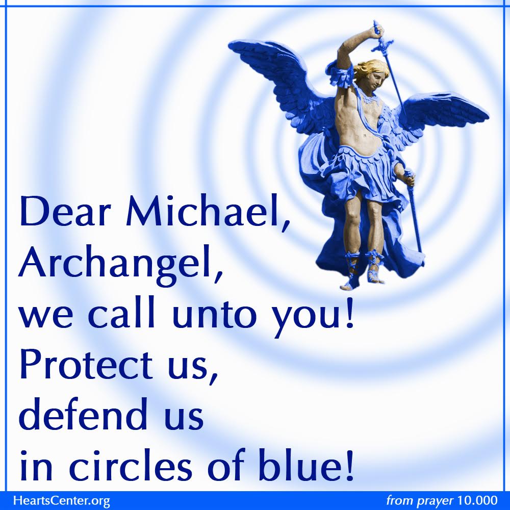 Archangel Michael Protect Us Poster