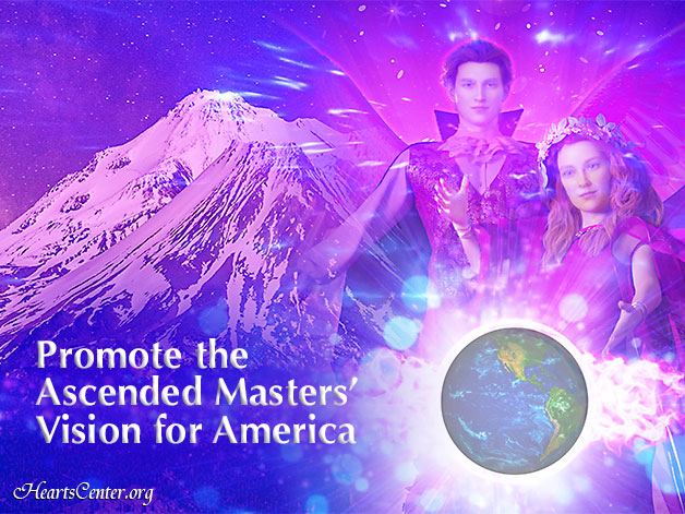 Zadkiel and Amethyst Bathe Mount Shasta and the Earth in Sacred Fire (VIDEO)